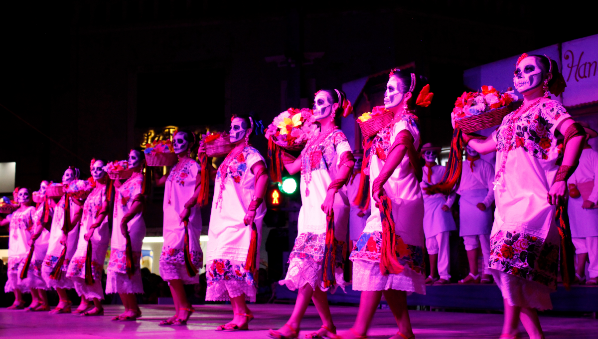 Como parte del programa “Festival de las Ánimas”, “se armó” la “Vaquería Yucateca”