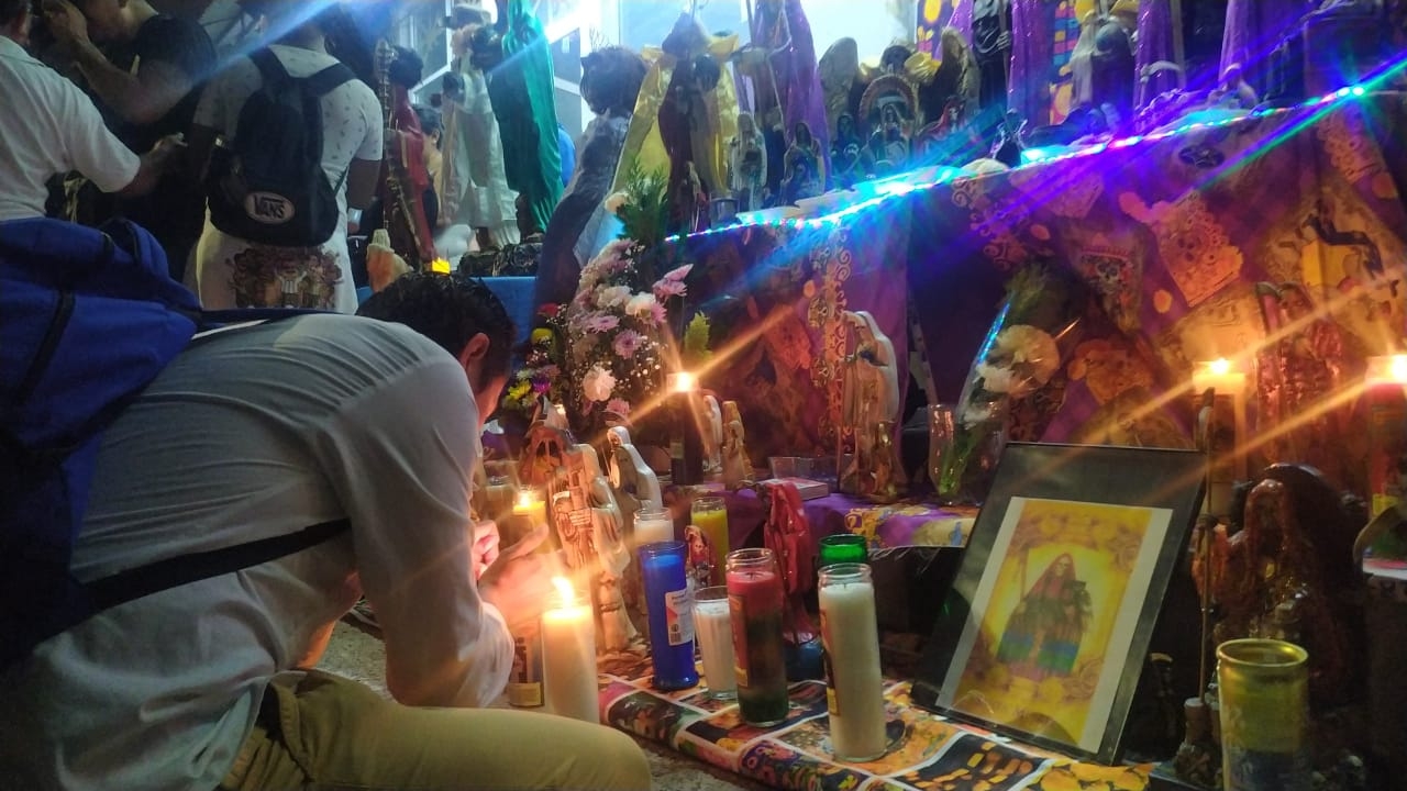 Caravana de la Santa Muerte en Mérida reúne a cientos de personas: EN VIVO