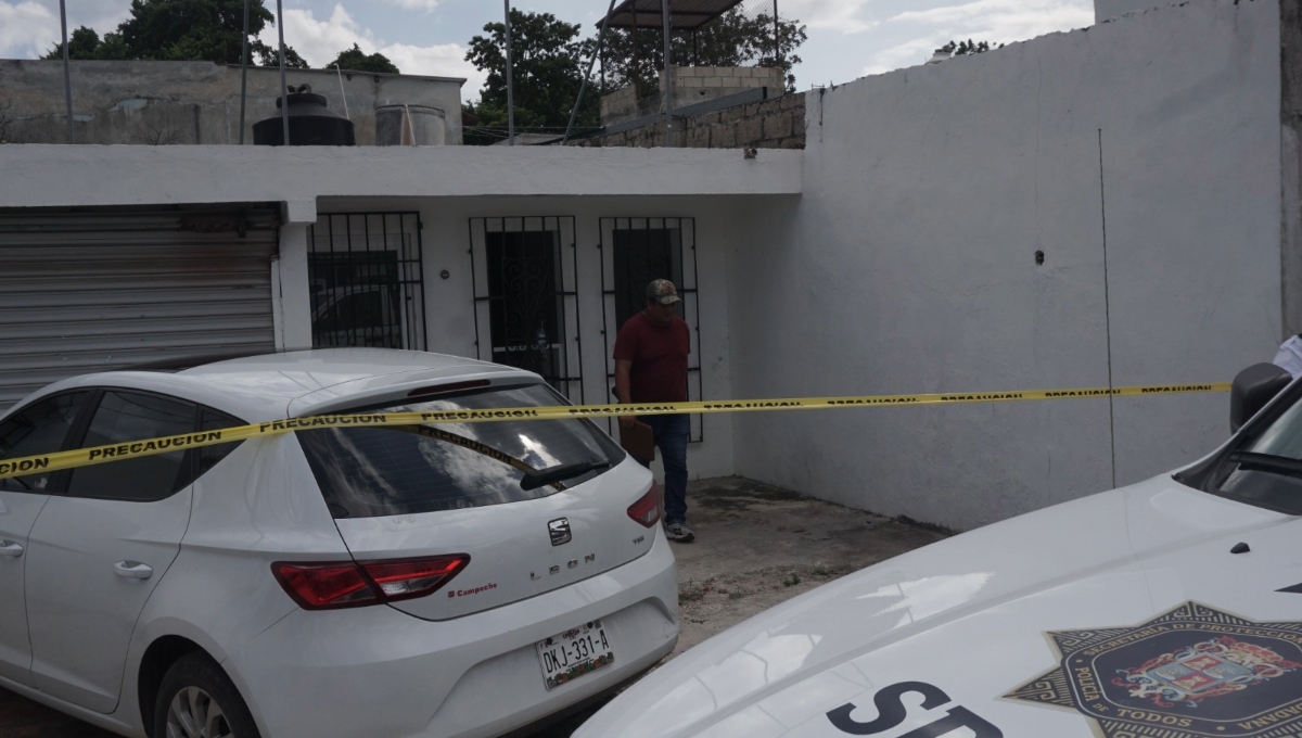Aseguran a hombre por tratar de robar el cableado eléctrico de una casa en Campeche