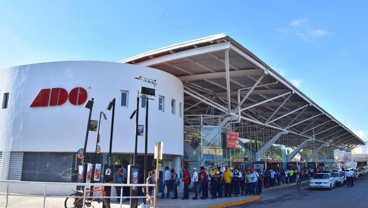 El camión de ADO más económico llega a la terminal del Centro de Cancún