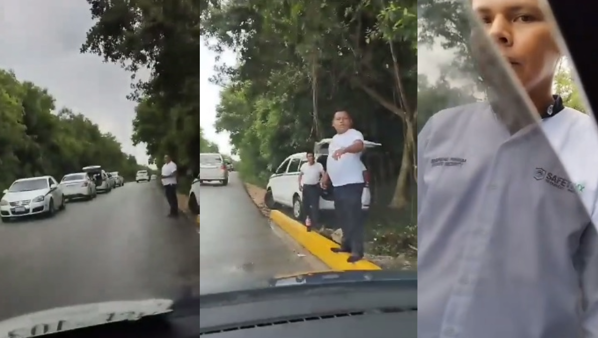 Taxistas de Cancún atacan a golpes a un socio Uber con discapacidad