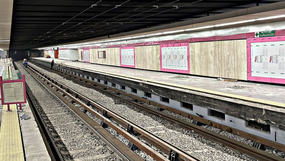 Tramo rehabilitado en la Línea 1 del Metro quedará para finales de octubre: Martí Batres