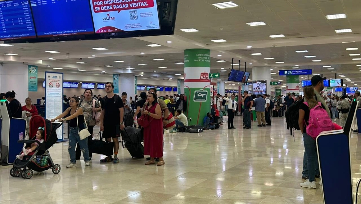 Aeropuerto de Cancún retrasa tres vuelos hacia Estados Unidos este inicio de semana: EN VIVO