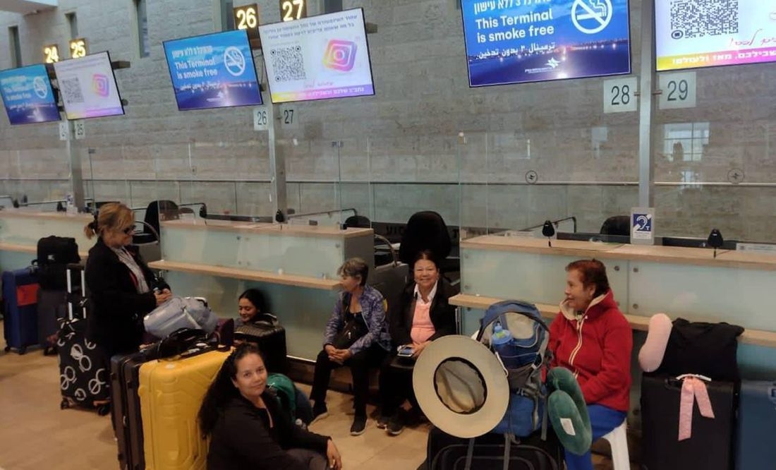 Mexicanos logran salir del aeropuerto de Israel en plena guerra contra Hamás
