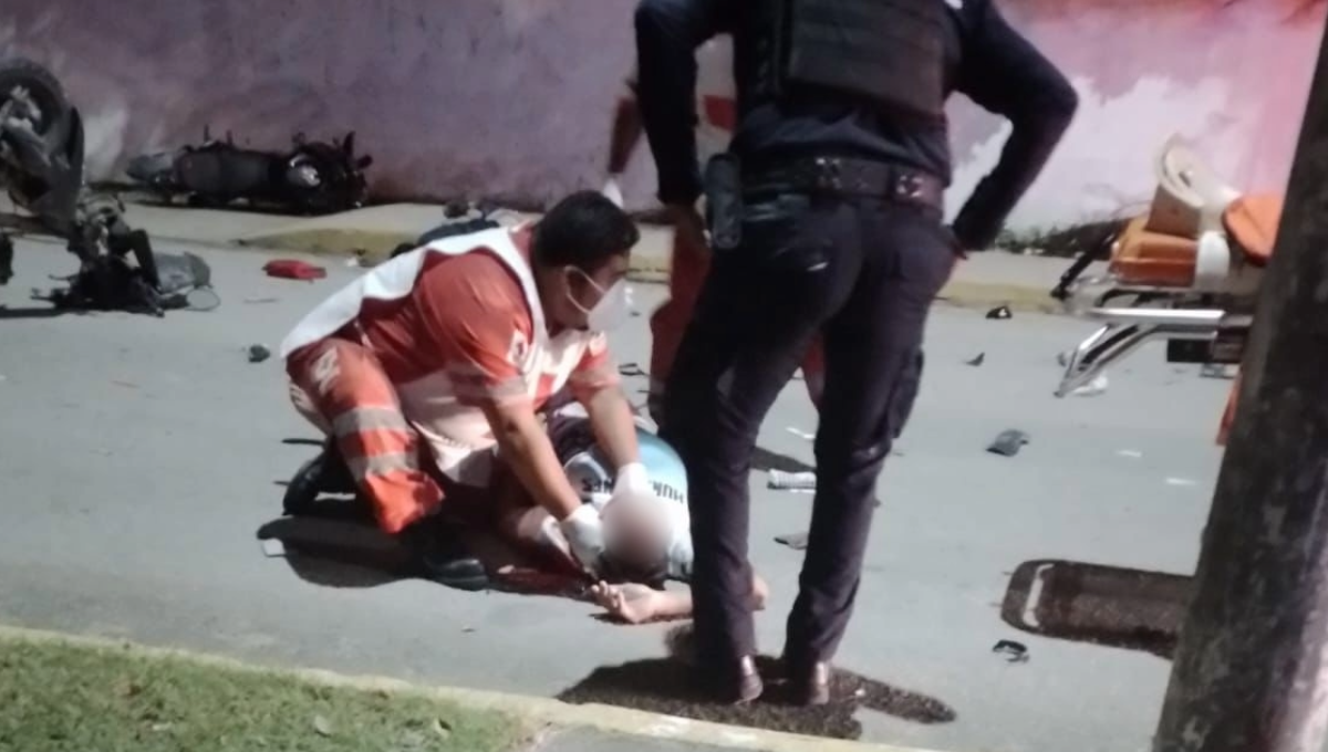 Muere joven accidentado en una moto en Playa del Carmen luego de 13 días de agonía