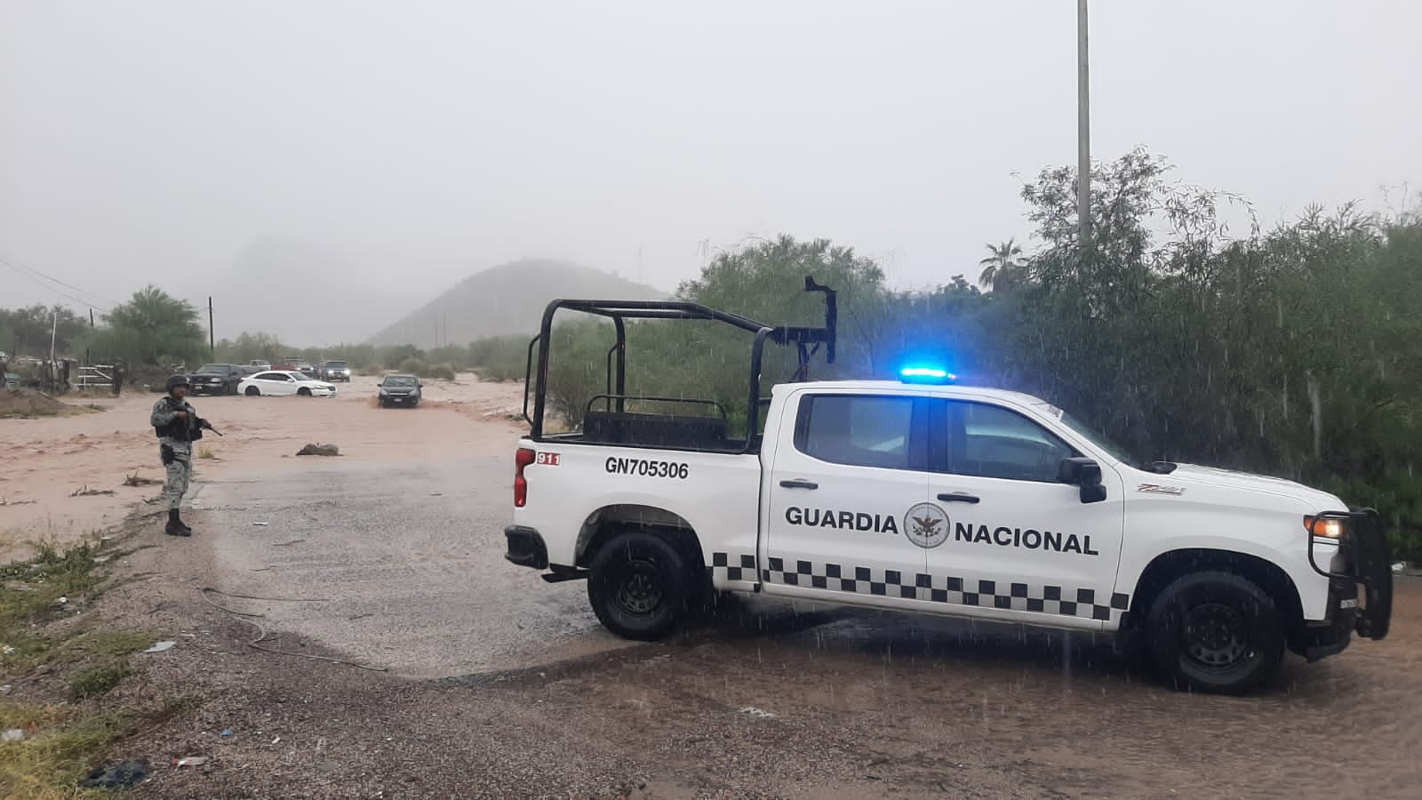 Por las tormentas tropicales Lidia y Max, Guardia Nacional activa plan por casos de emergencia