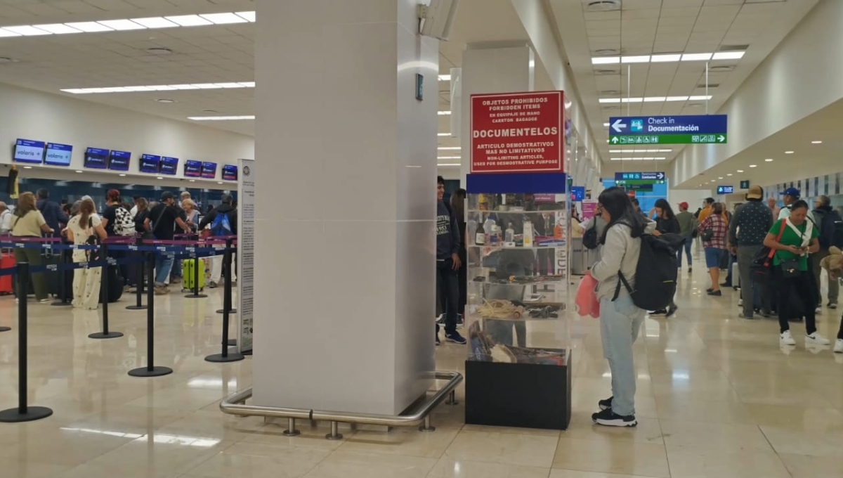 Aeropuerto de Mérida, sin retrasos ni cancelaciones pese a las lluvias del Frente Frío 8