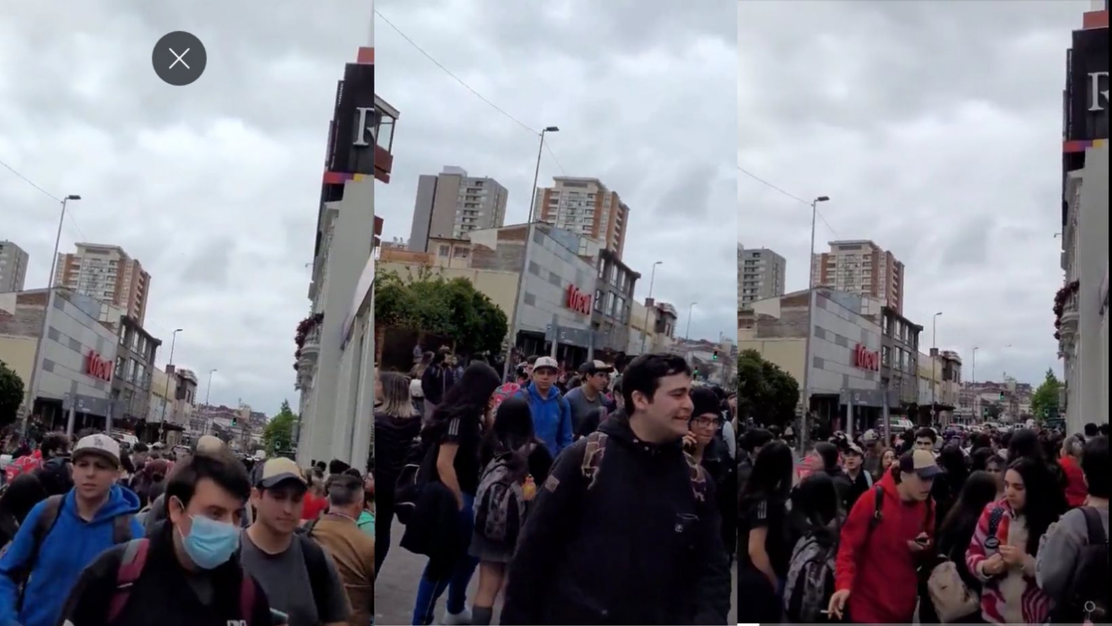 Se registran detonaciones de bombas en supermercados de Chile: VIDEO