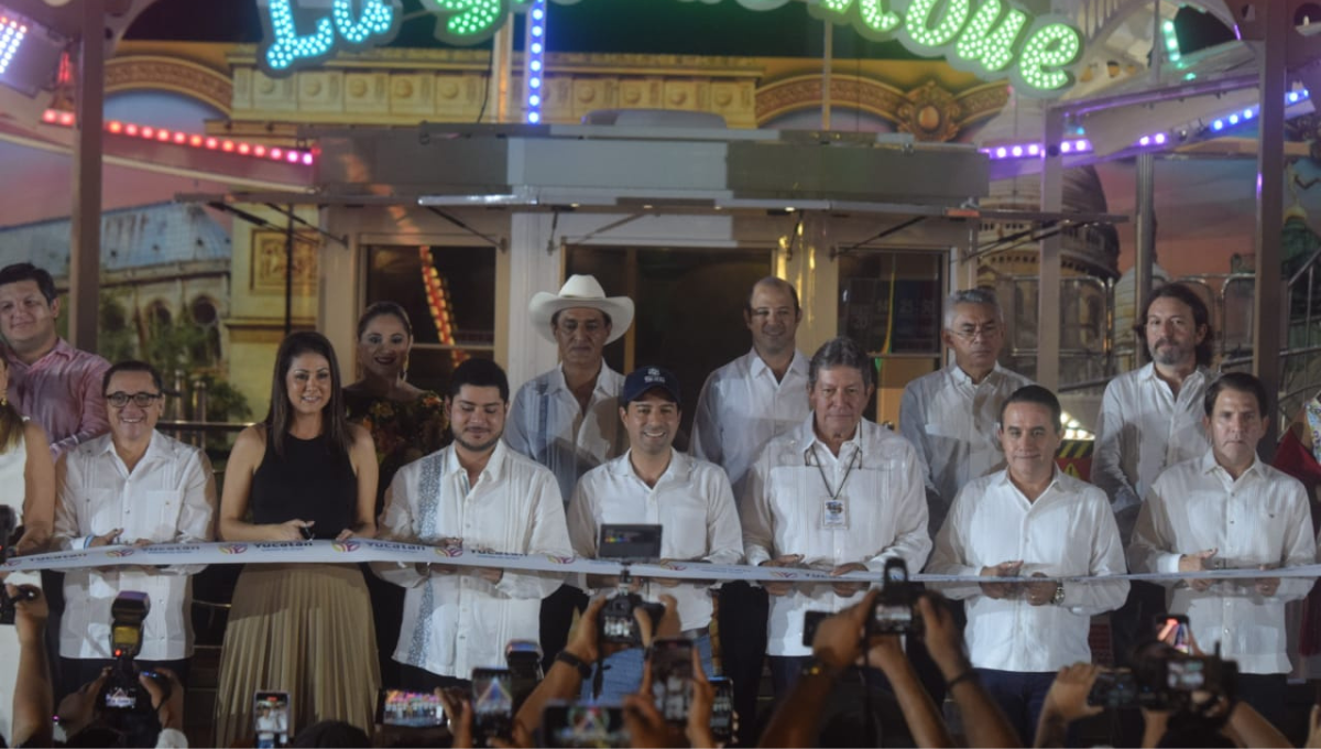 El gobernador Mauricio Vila cortó el listón para inaugurar la  Feria Yucatán Xmatkuil 2023