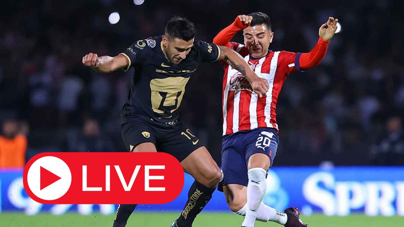 Ver en vivo y online Pumas vs Chivas partido del Apertura 2023 de la Liga MX