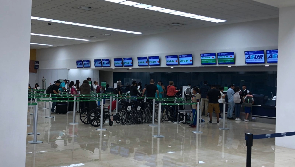 Aeropuerto de Mérida: Aeroméxico y VivaAerobus atrasan vuelos a la CDMX este domingo
