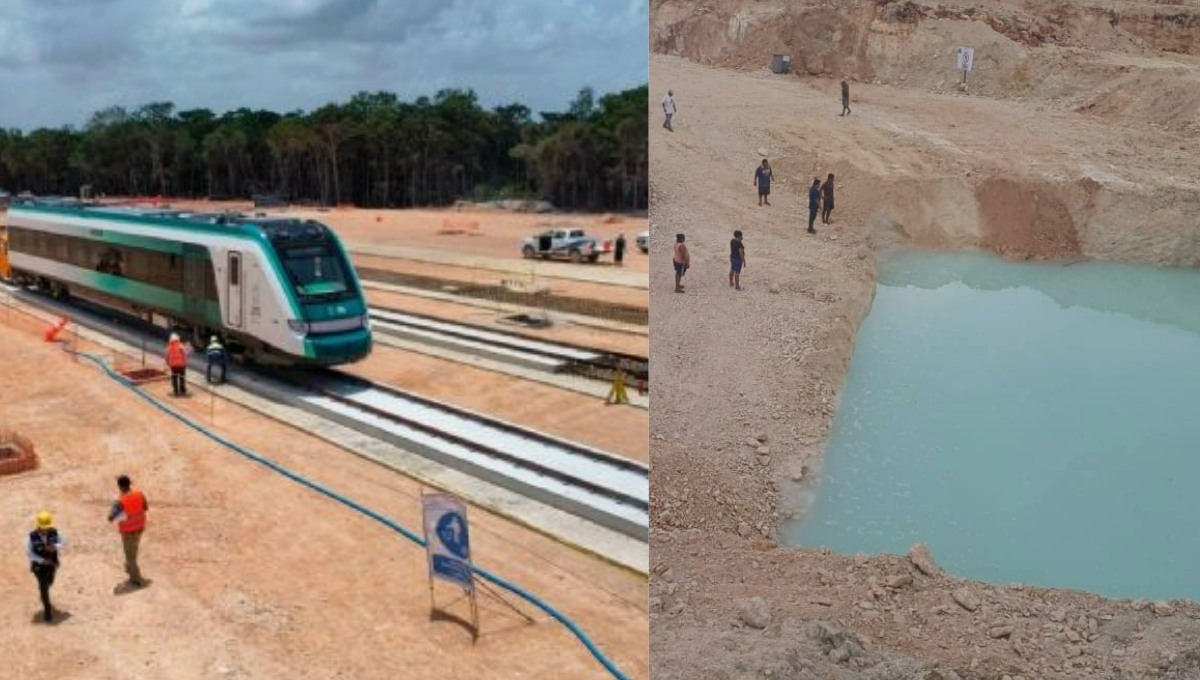 Tren Maya: Así es la 'piscina' natural hallada durante los trabajos en Bacalar