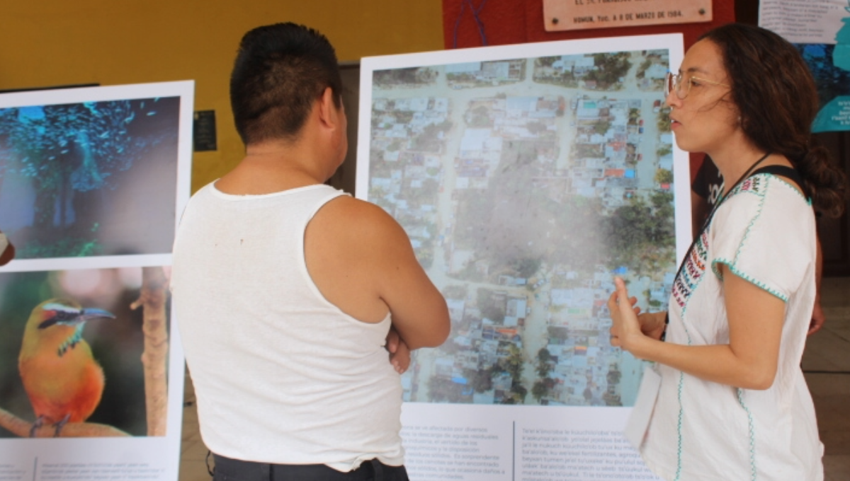 Realizan miniferia para concientizar sobre el cuidado de los cenotes en Homún, Yucatán