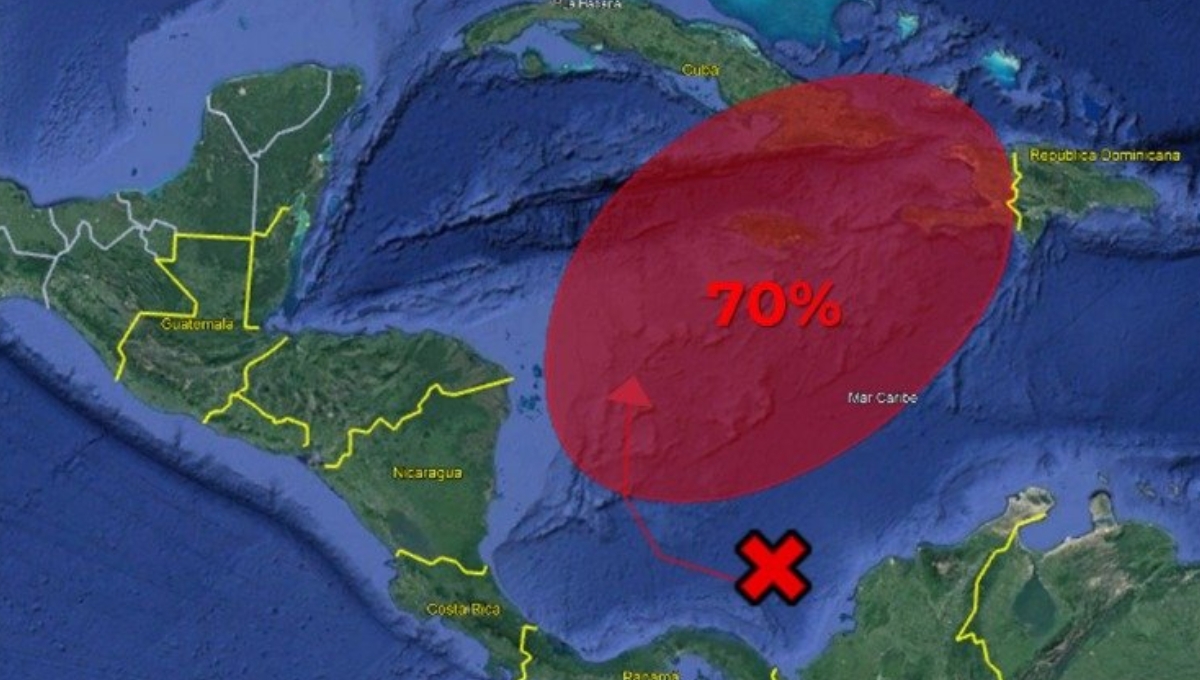 ¿Cuándo se formaría el Ciclón Tropical Vince en el Mar Caribe?