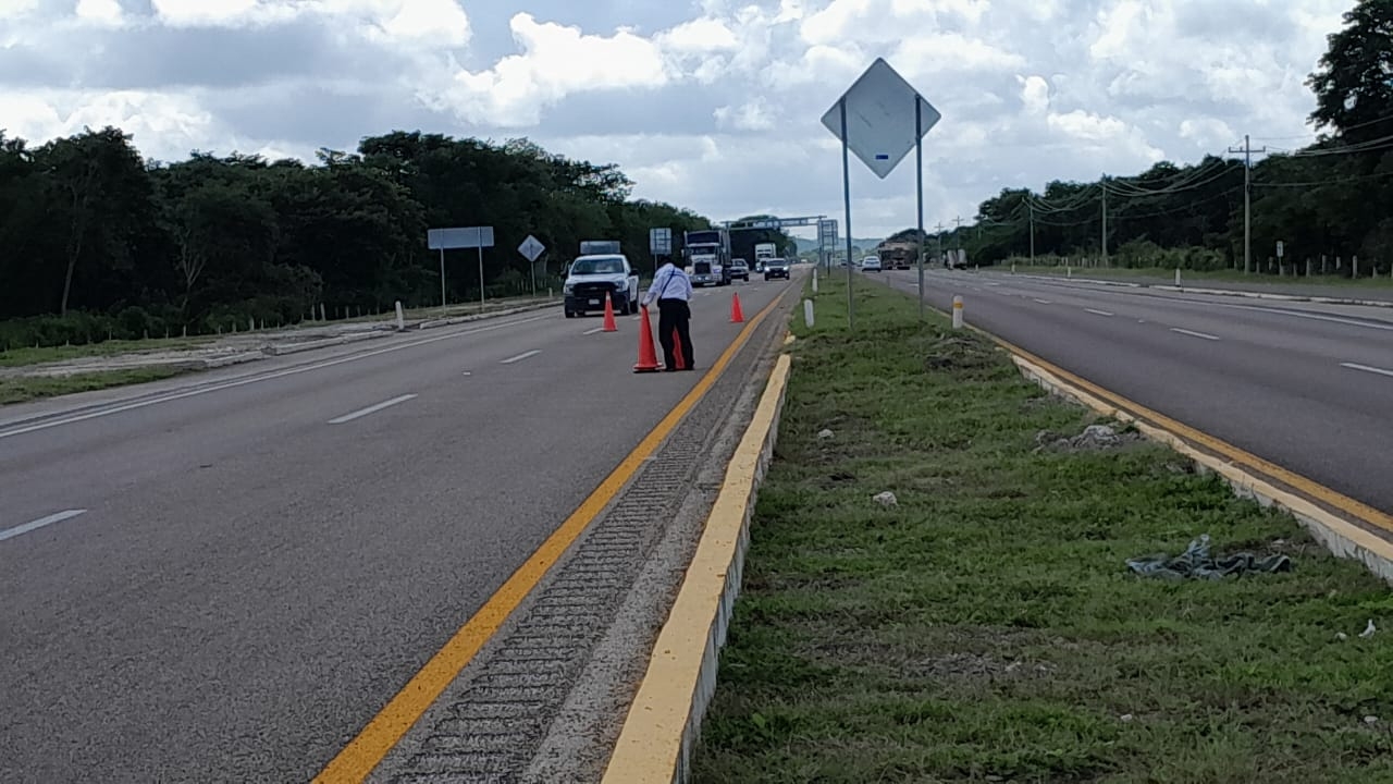 Se presume que las autoridades buscaban a migrantes en la carretera Campeche-Mérida