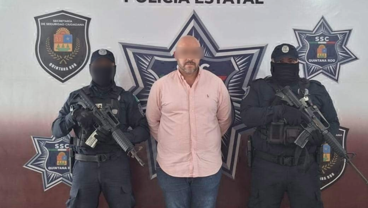 Detienen a un hombre con un vehículo robado en Cancún