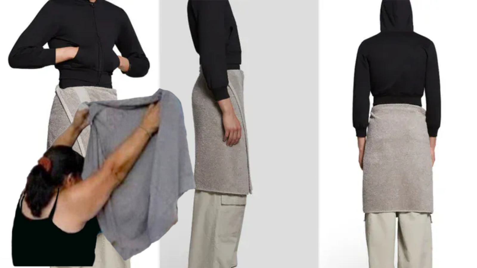 Balenciaga vende falda que parece toalla en 21 mil pesos mexicanos