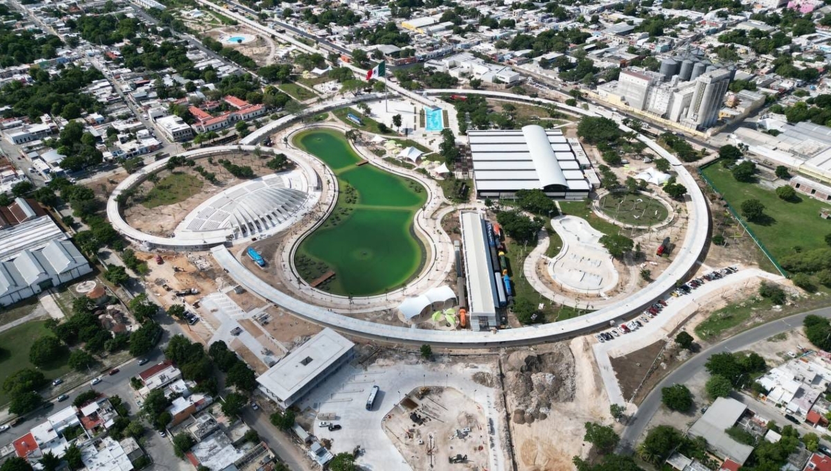 El Gran Parque La Plancha de Mérida está casi listo para su inauguración