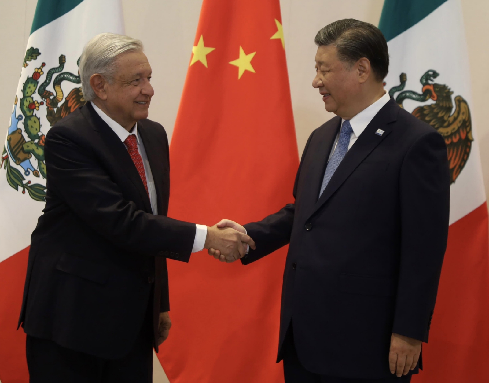 AMLo y el Presidente de China se reunieron en San Francisco