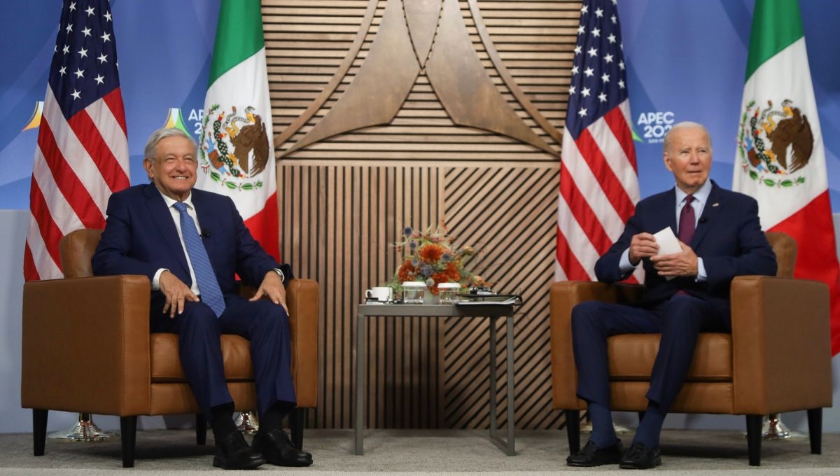 Andrés Manuel López Obrador se reunión en San Francisco, Estados Unidos, con el presidente de ese país, Joe Biden.