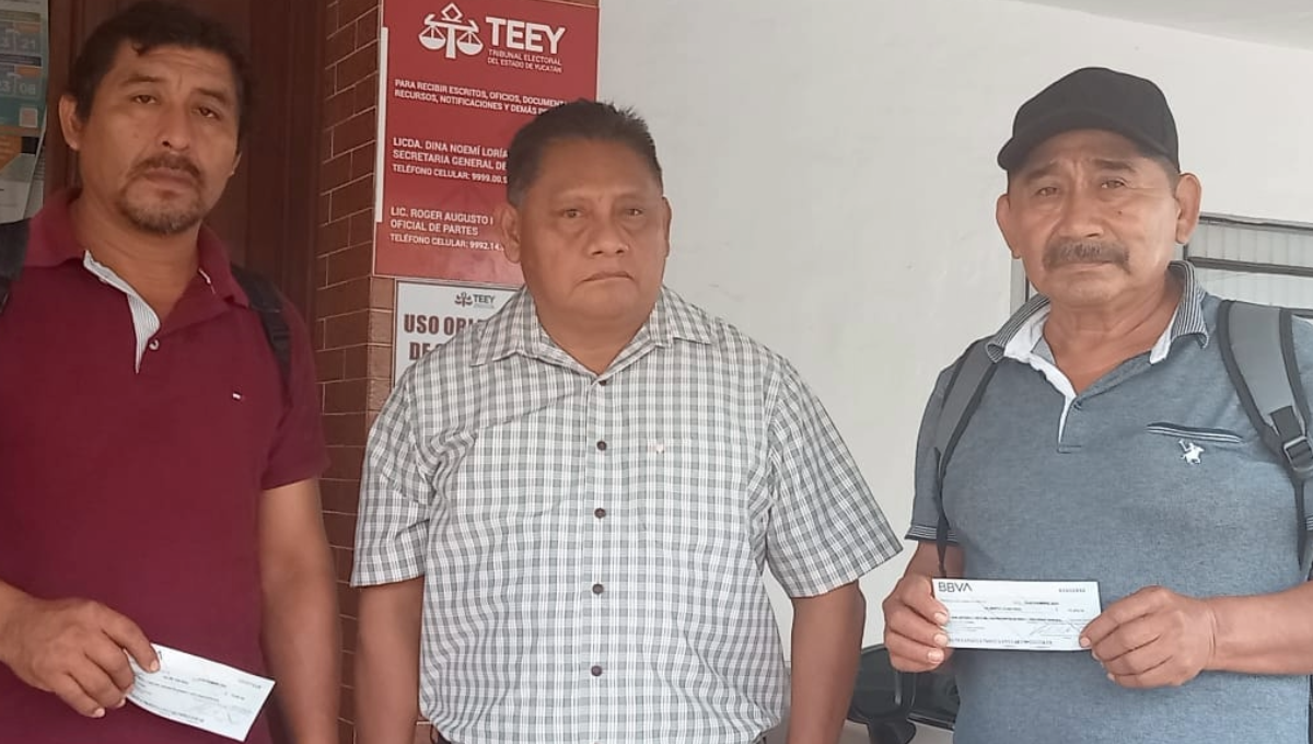 Tres comisarios recibieron remuneración de salarios no pagados por el Alcalde de Tizimín