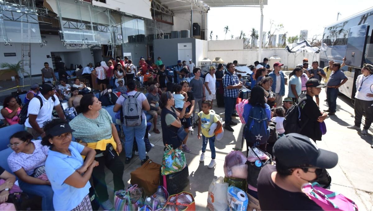 Puente humanitario implementado en Acapulco trasladó cerca de 13 mil personas