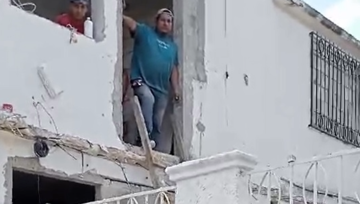 Vecinos de Cancún denuncian corrupción en la construcción de un edificio