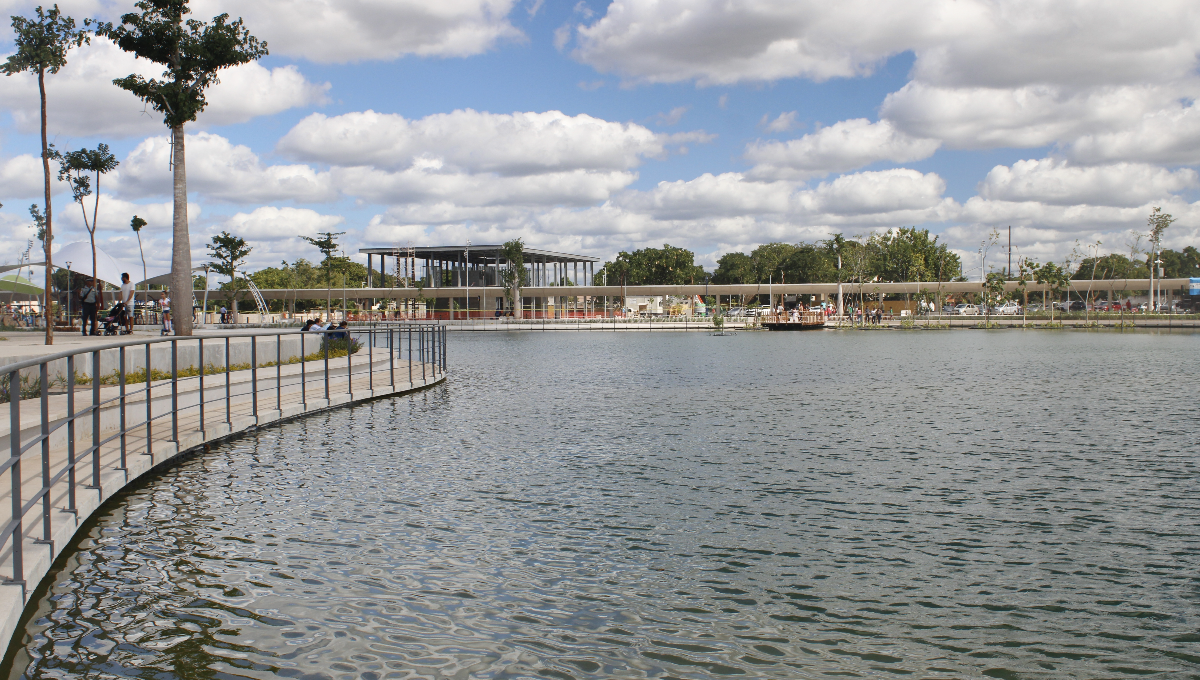 Mérida: Lago artificial de La Plancha causa sensación en el primer día de apertura al público