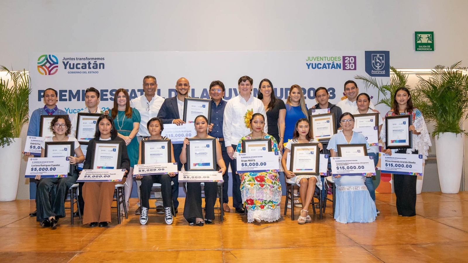 El Premio Estatal de la Juventud 2023 reconoce la labor social de los jóvenes de Yucatán