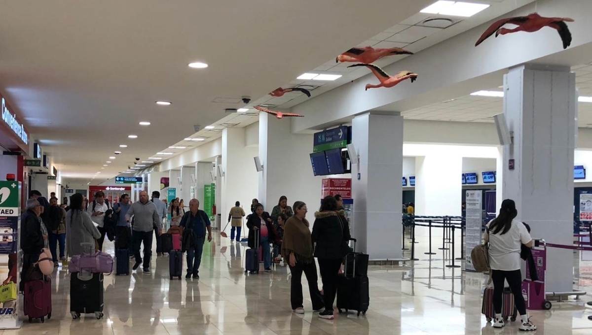 Aeropuerto de Mérida: Llegan seis vuelos adelantados desde la CDMX y Monterrey