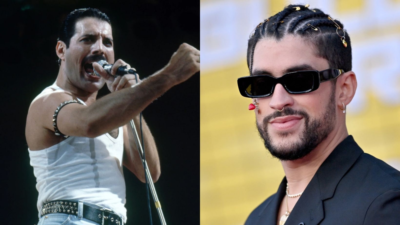 Martin Bossi imita a Freddie Mercury y lo compara con Bad Bunny