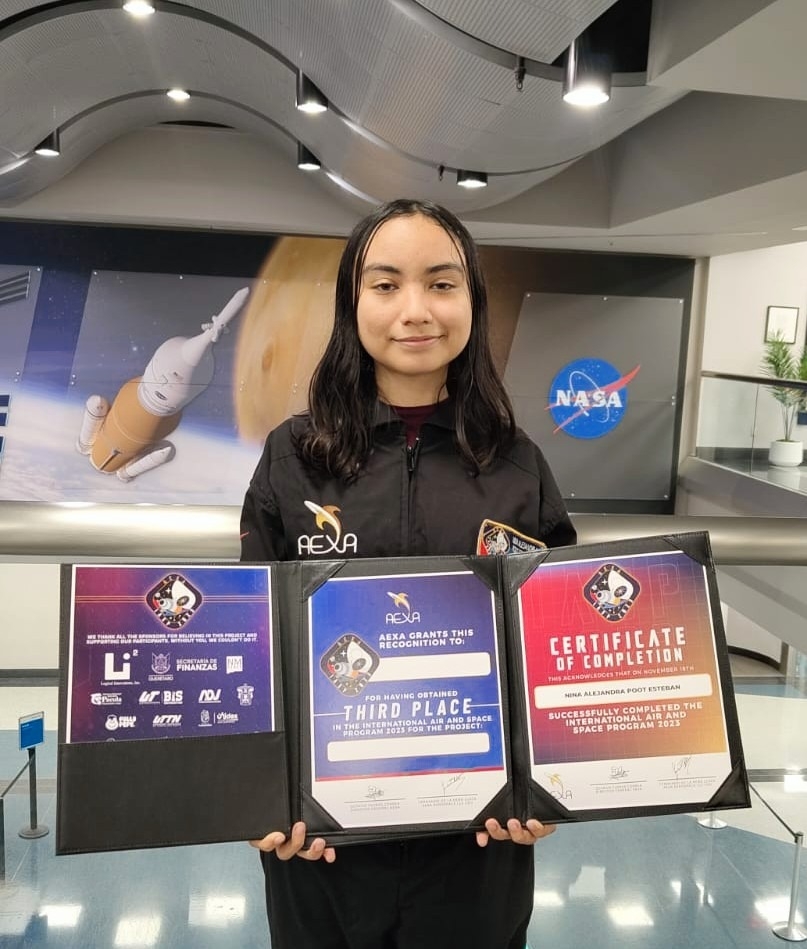Joven de Bacalar, Quintana Roo, representó a México ante la NASA