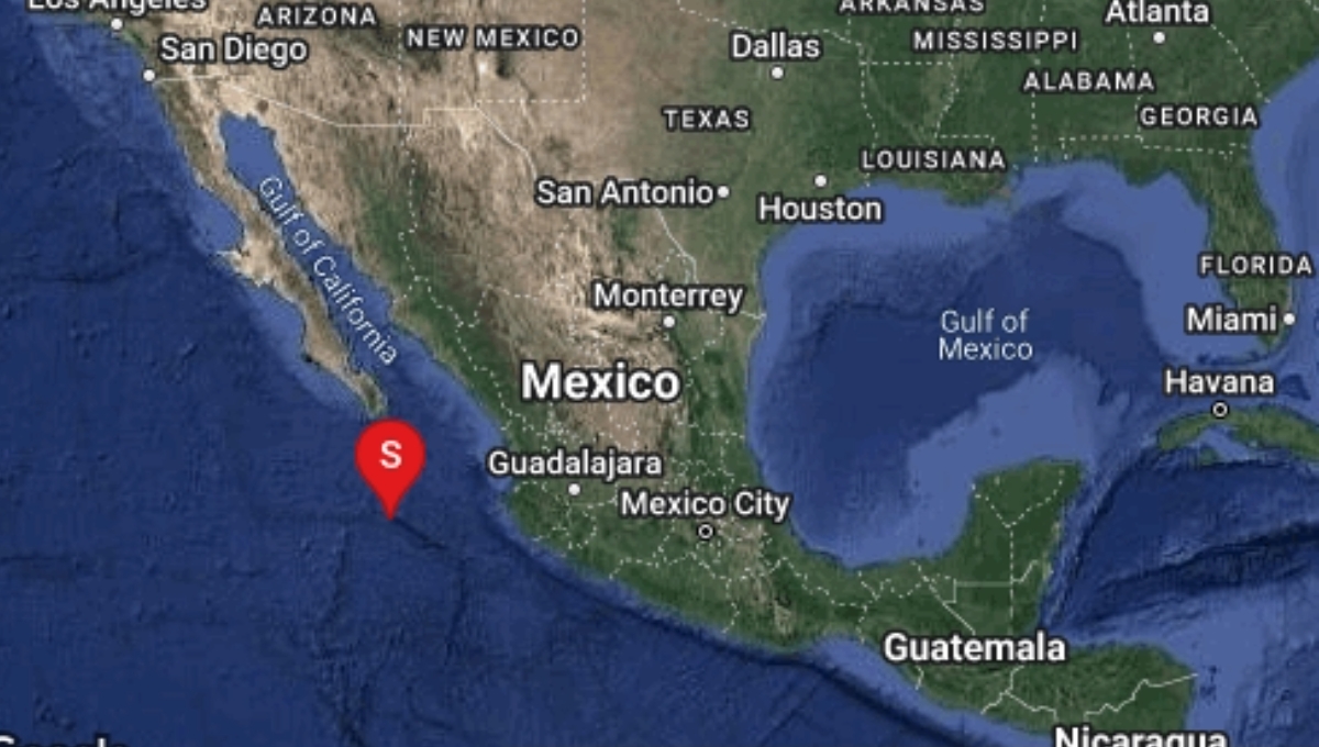 Se registra sismo de magnitud 5.4 en Baja California Sur este viernes