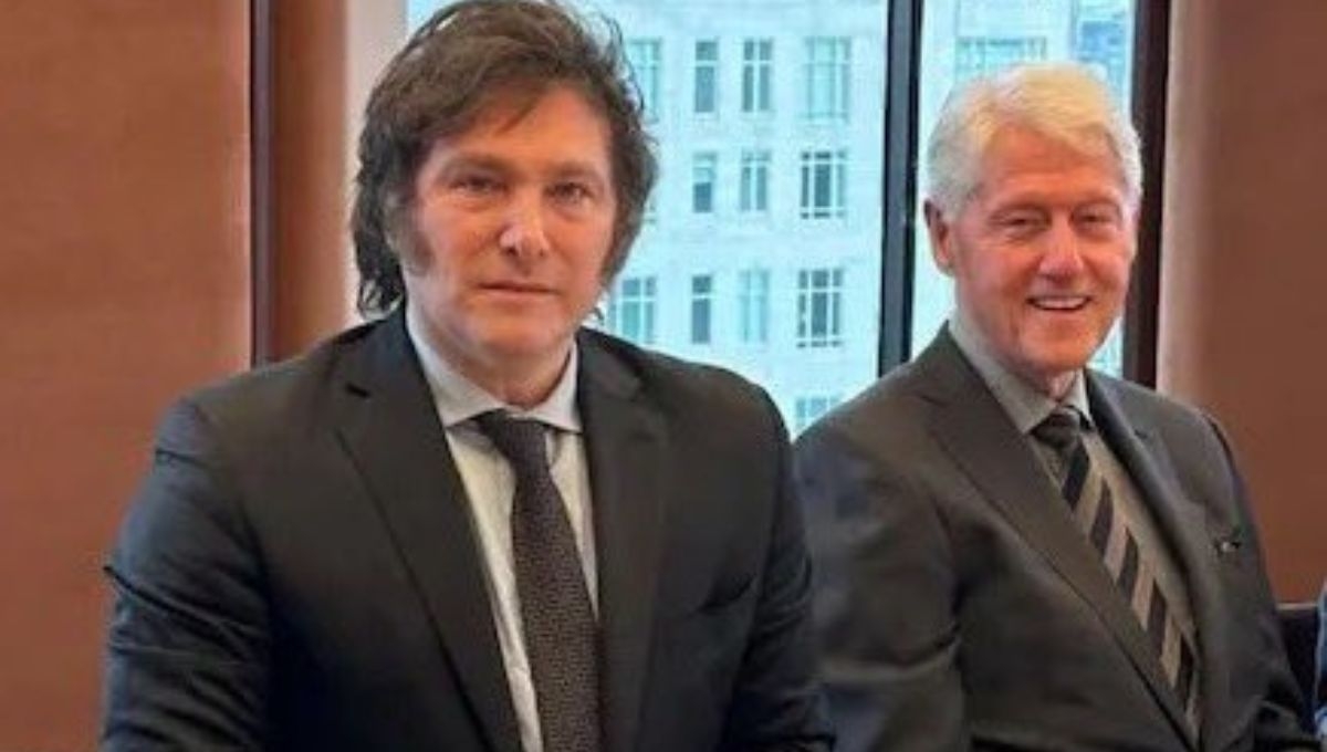 Javier Milei ralizó una visita a Estados Unidos doinde ya tuvo un encuentro con el ex presidente Bill Clinton.