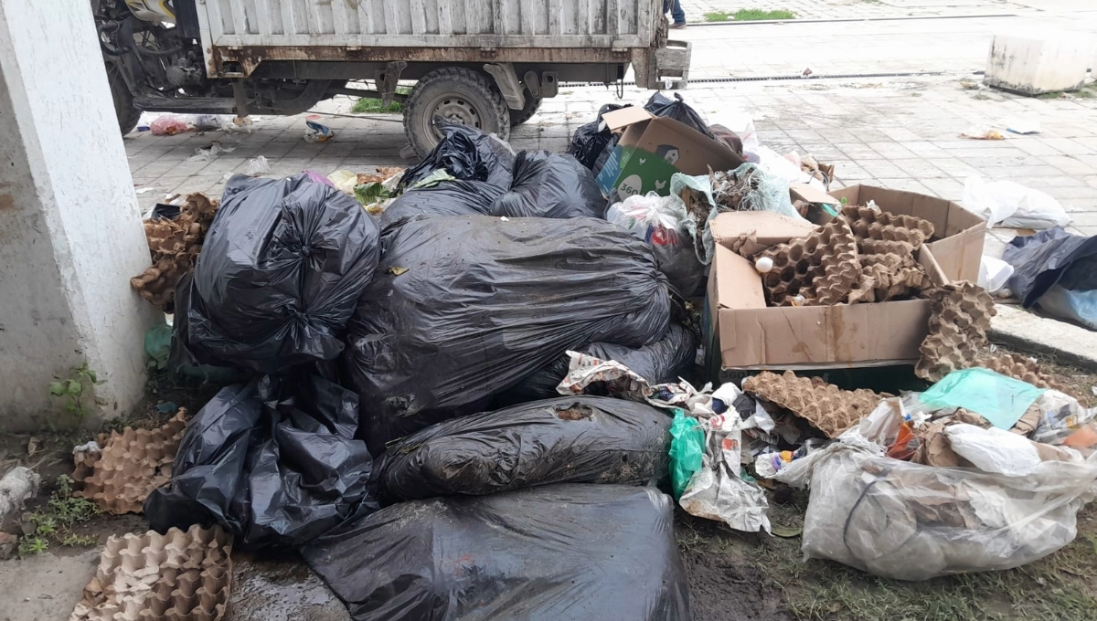 Vecinos de Escárcega acusan a 'los poblanos' de dejar basura y animales muertos en pleno Centro