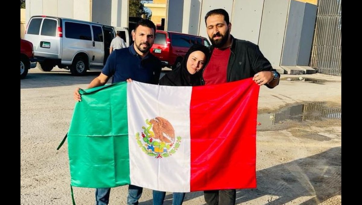 La doctora mexicana Bárbara Lango, logró salir de Gaza junto con su esposo