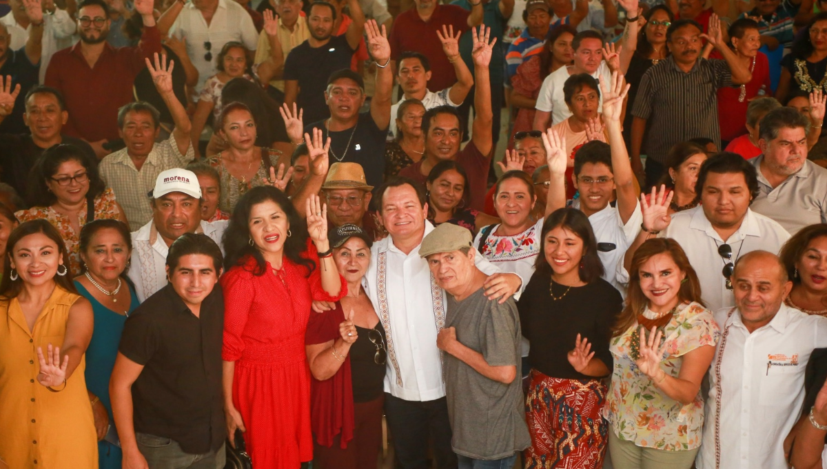 Militantes yucatecos mantienen firme su apoyo para Joaquín Díaz Mena