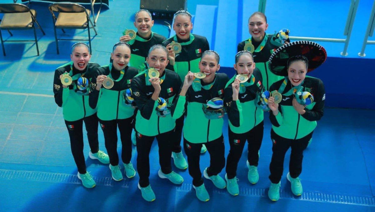 La yucateca clasificó junto al equipo de natación artística de México