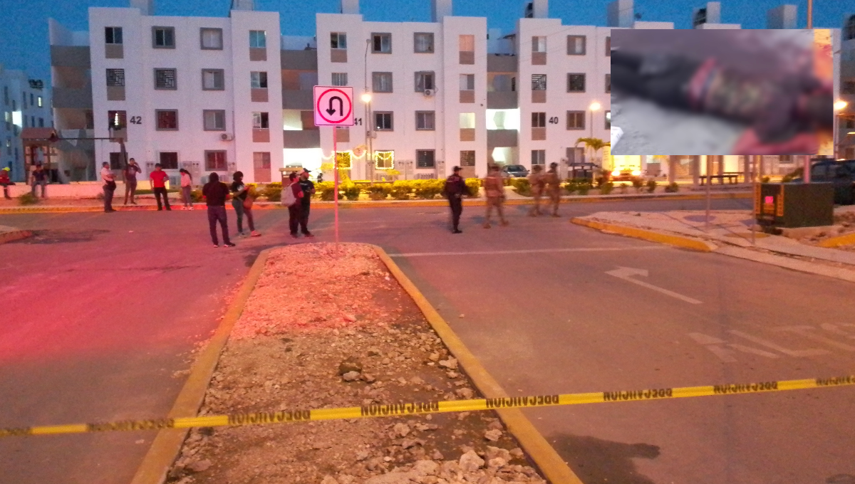 Identifican al presunto sicario muerto en la Región 100 de Cancún