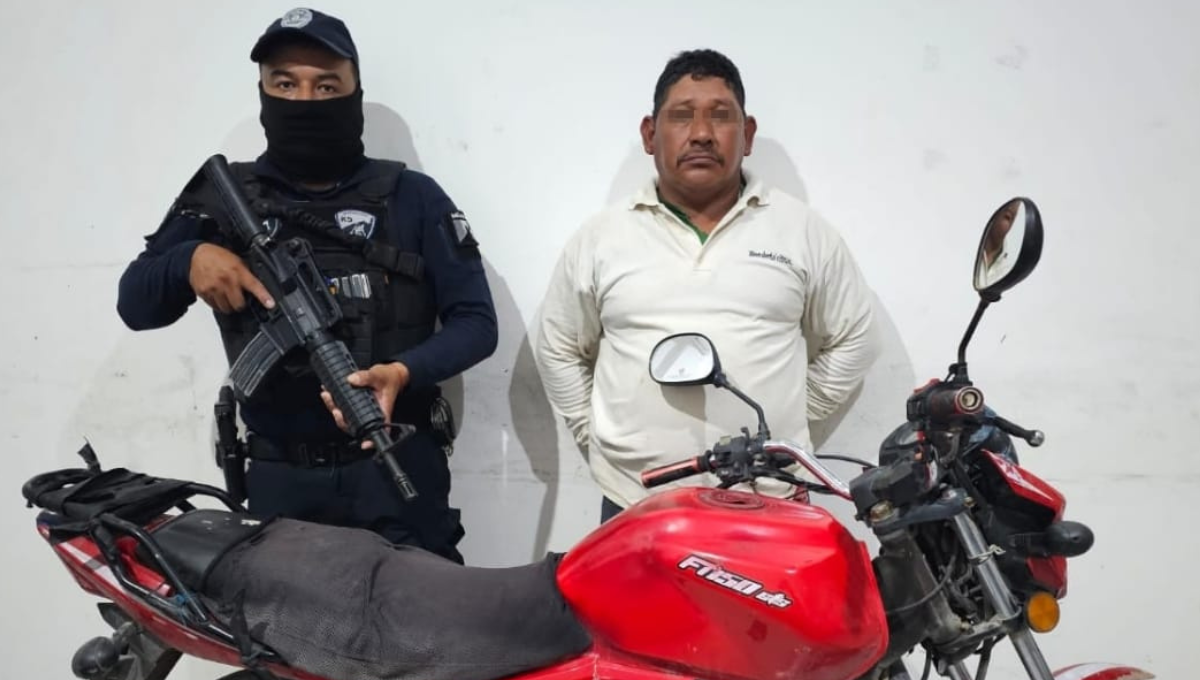 Arrestan a un hombre en Tulum con una moto robada hace dos años