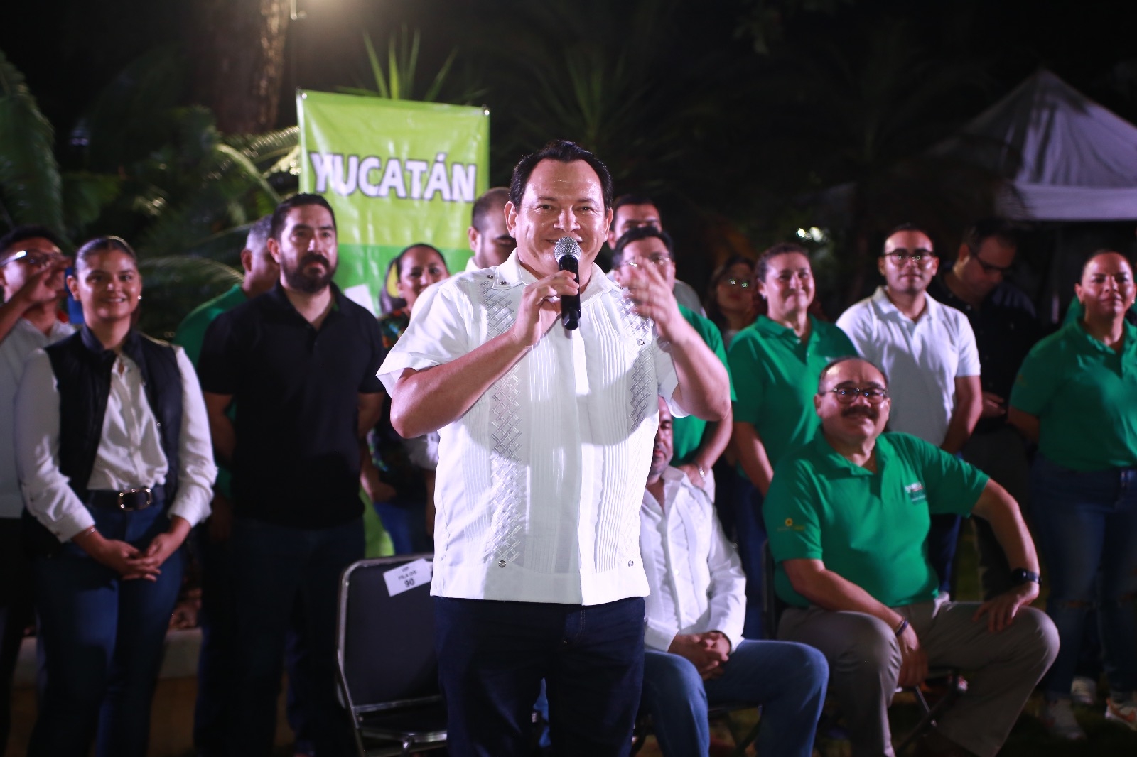 Joaquín Díaz Mena afianza coalición con el Partido Verde y Morena para las elecciones de 2024