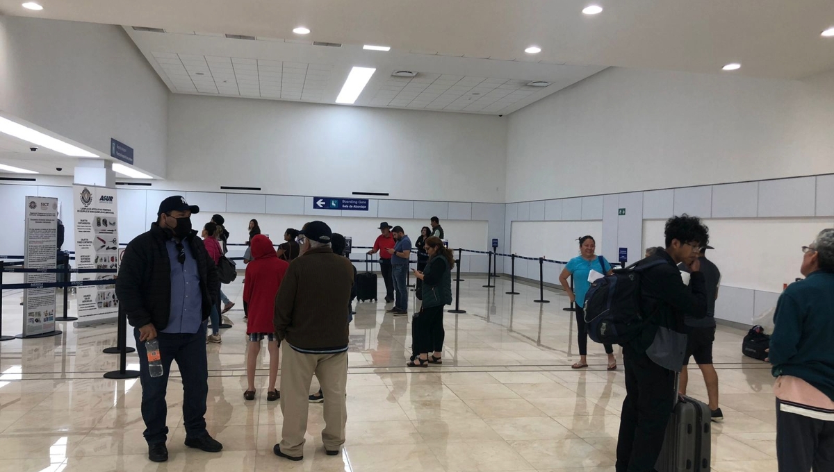 Aeropuerto de Mérida inicia jornada dominical con un vuelo atrasado y dos adelantados