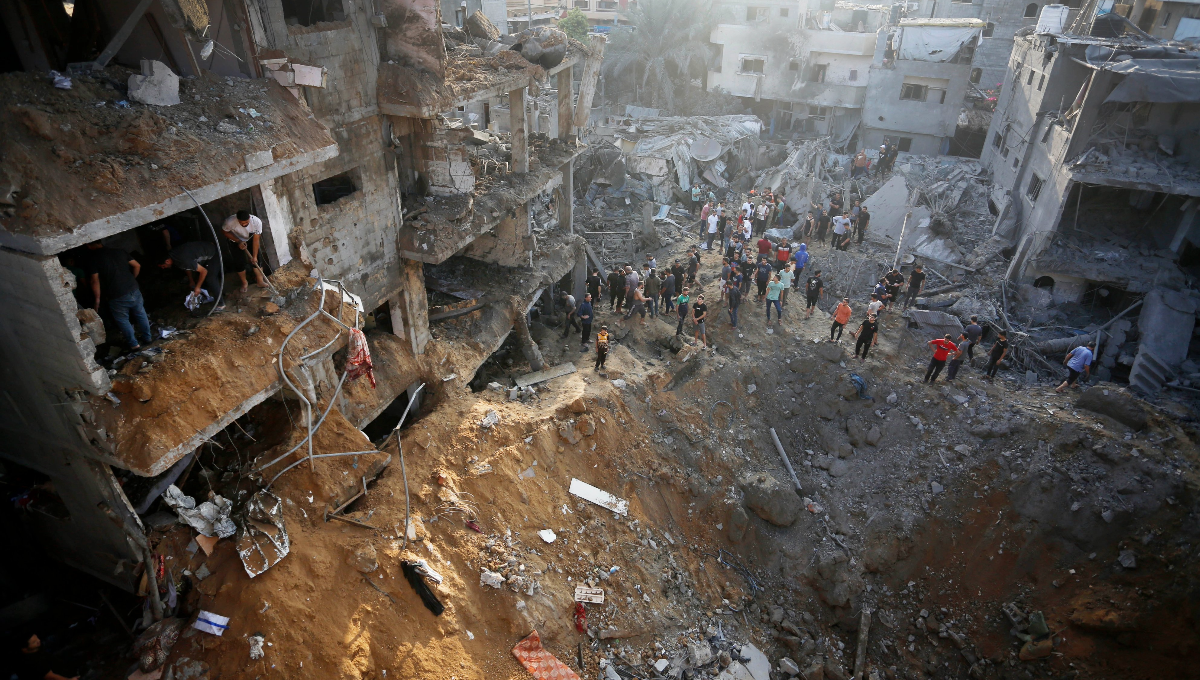 Hay más de 9.700 muertos y de 26.000 heridos en la Franja de Gaza en medio de los bombardeos