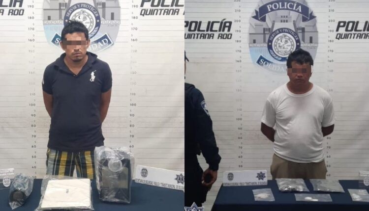 Detienen a dos hombres por presuntas actividades ilícitas en Playa del Carmen