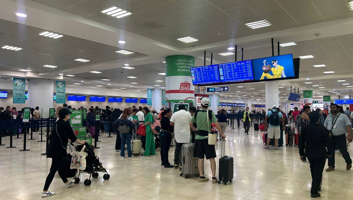 Aeropuerto de Cancún registra más de mil operaciones este fin de semana
