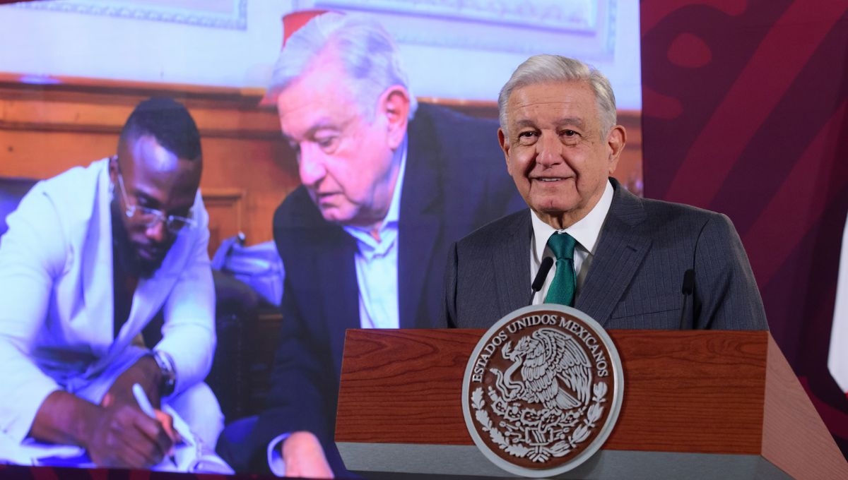 Andrés Manuel López Obrador, presumió su encuentro con el beisbolista, Randy Arozarena