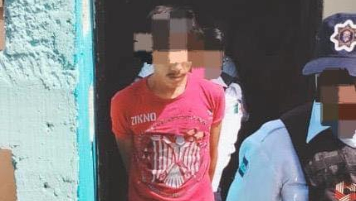 El hombre fue detenido y trasladado a la FGE Campeche