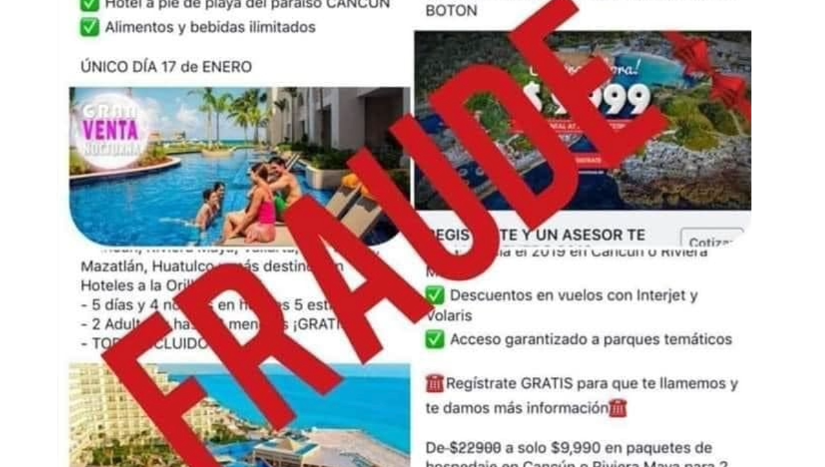 Denuncian fraudes en paquetes turísticos a Cancún: AMAV