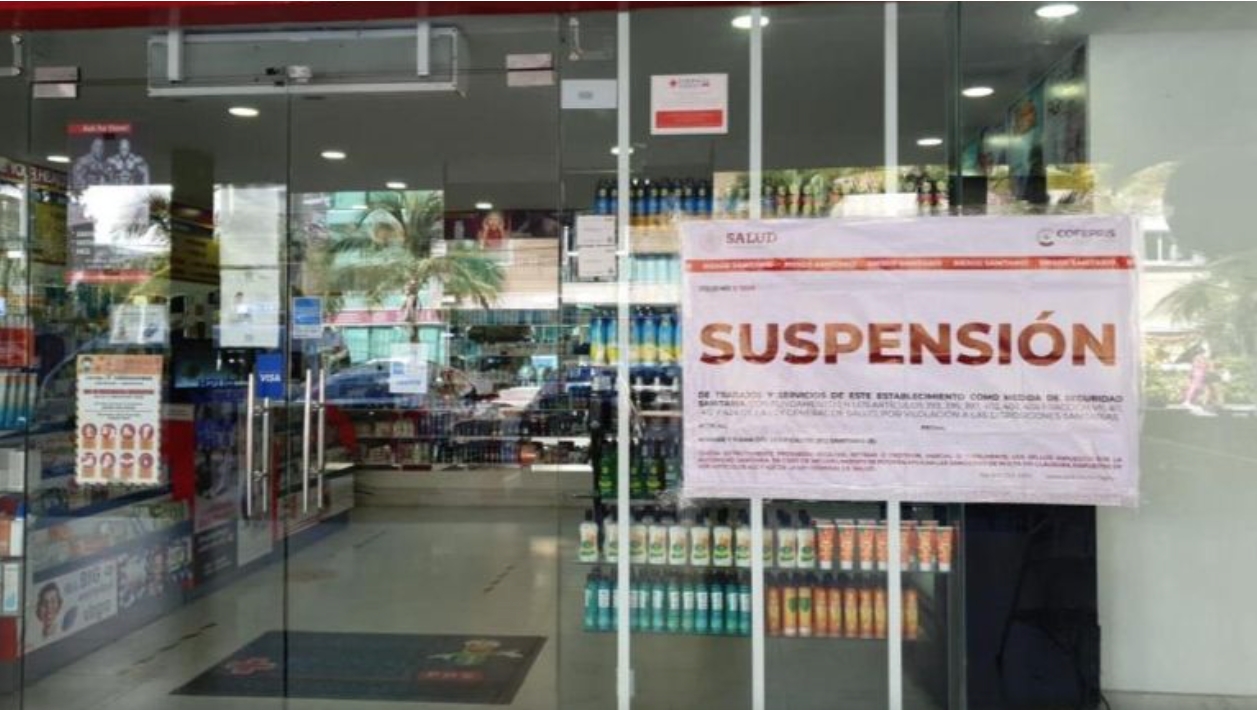 Cofepris Quintana Roo clausura 26 farmacias y clínicas por irregularidades