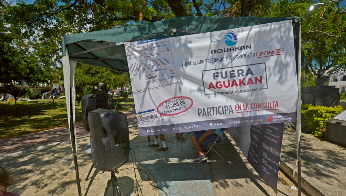 Ignoran llamado de AMLO para resolver el problema de Aguakan en Quintana Roo